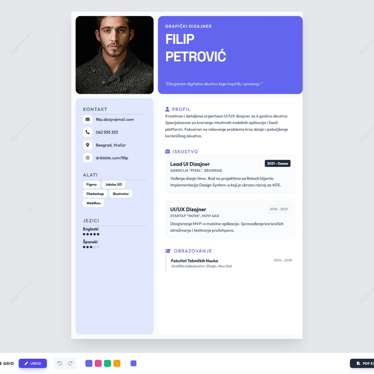 Creative Grid CV